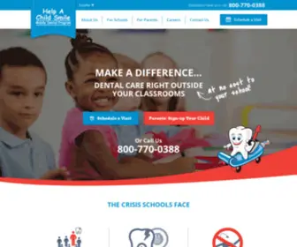 HCsga.com(Help a Child Smile) Screenshot