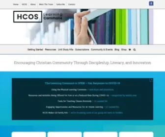 HCslearningcommons.org(Encouraging Christian Community Through Discipleship) Screenshot