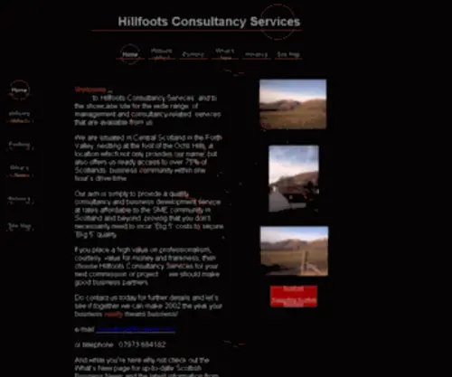 HCSlweb.com(Hillfoots Consultancy Services) Screenshot