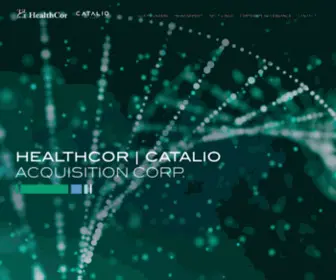 HCspac.com(HealthCor Catalio Acquisition Corp) Screenshot