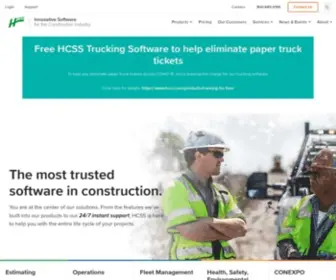 HCSS.com(Construction Software) Screenshot