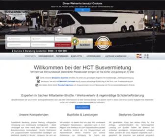 HCT-Busvermietung.de(Mieten Sie ihren Bus zu besten Preisen) Screenshot