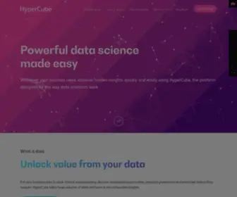 Hcube.io(The powerful data science platform) Screenshot