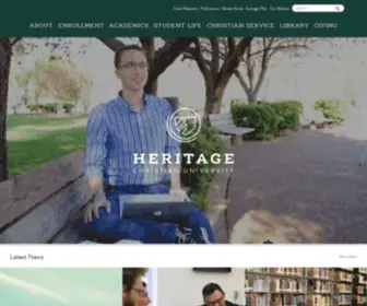 Hcu.edu(Heritage Christian University) Screenshot