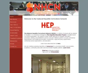 Hcvinprison.org(The National Hepatitis Corrections Network) Screenshot