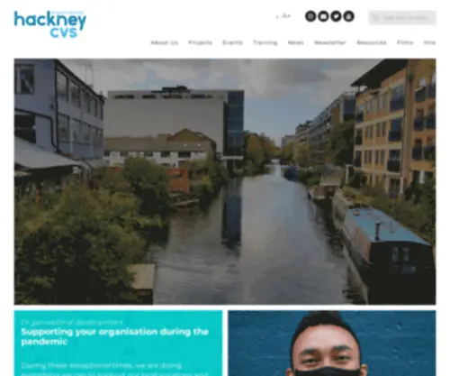 HCVS.org.uk(#FairerHackney) Screenshot