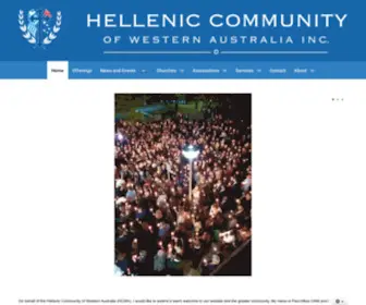 Hcwa.org(The Hellenic Community of Western Australia was founded September 1923) Screenshot