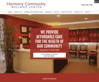 HCwcenter.com(Harmony Community Wellness Center) Screenshot