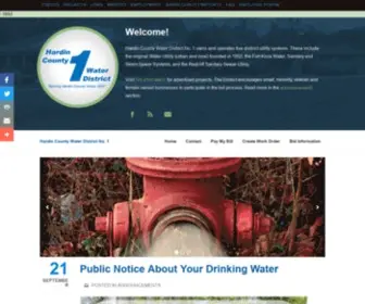 HCWD.com(Hardin County Water District No) Screenshot