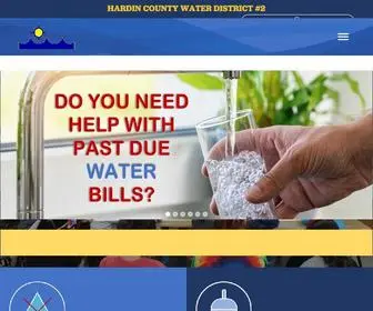 HCWD2.org(Hardin County Water District No) Screenshot