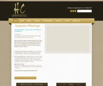 Hcwellnesscenterandspa.com(HC Wellness Center and Spa) Screenshot