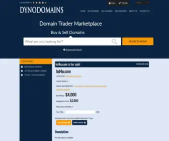 HD4U.com( is for sale) Screenshot