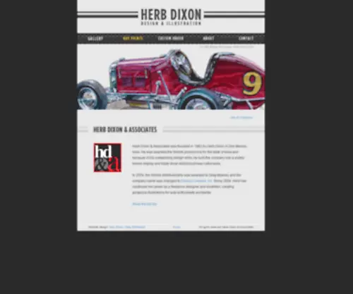 Hdadesign.com(Herb Dixon Illustration) Screenshot