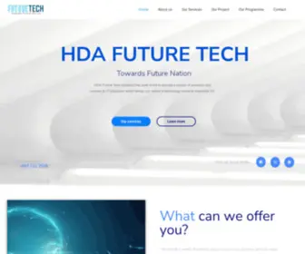Hdafuturetech.com(Towards Future Nation) Screenshot