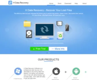 Hdatarecovery.com(H Data Recovery) Screenshot
