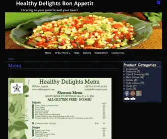 Hdbonappetit.com(Catering to your palette and your heart) Screenshot