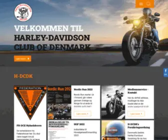 HDC.dk(Harley-Davidson Club of Denmark) Screenshot