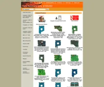 HDD-Parts.com(Seagate WD Hitachi Samsung Toshiba Hitachi hard drive printed circuit board repair data recovery) Screenshot