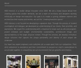 Hddinteriors.com(Interior Designers) Screenshot