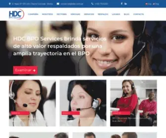 Hdec.com.pe(HDC BPO Services) Screenshot