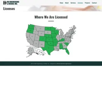 Hdengineers.com(HD Engineering & Design) Screenshot