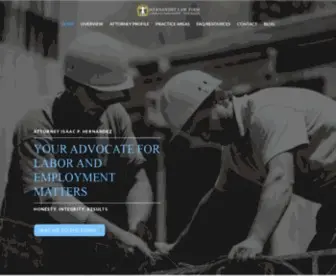 Hdezlawfirm.com(Arizona Labor Lawyer) Screenshot