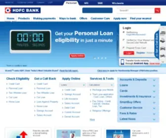HDFcbank.net(HDFC Bank) Screenshot