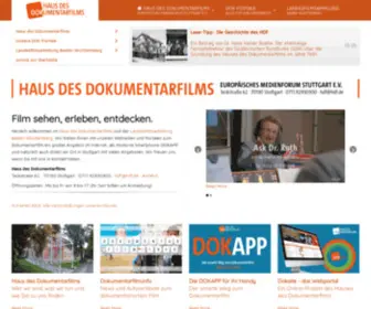 HDF.de(Startseite Haus des Dokumentarfilms) Screenshot