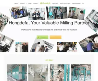 HDfmill.com(Wheat Mill and Maize Flour Mill) Screenshot