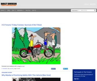 Hdforums.com(Harley Davidson Motorcycle News & Forums) Screenshot