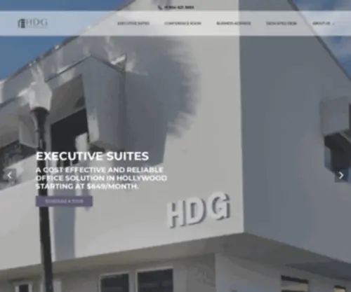 Hdgexecutivesuites.com(HDG Executive Suites Hollywood Boulevard Miami) Screenshot