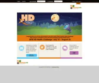 Hdhealthchallenge.com(Home Depot Health Challenge) Screenshot