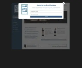 HDhwine.com(Hart Davis Hart Wine Co) Screenshot