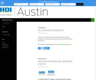 Hdiaustin.org(HDI Austin Texas) Screenshot