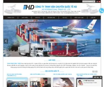 Hdintertrans.com(CÔNG) Screenshot