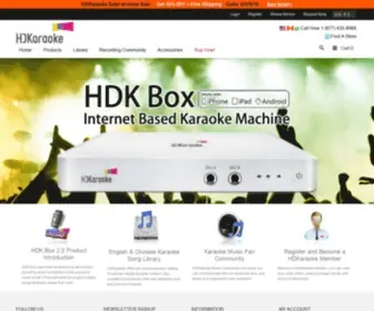 Hdkaraoke.com(HDK Box Smart Karaoke Machine) Screenshot