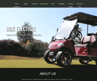 Hdkexpress.com(HDK Golf Cart) Screenshot