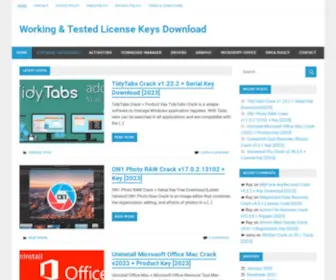 Hdlicense.com(Working & Tested License Keys Download) Screenshot