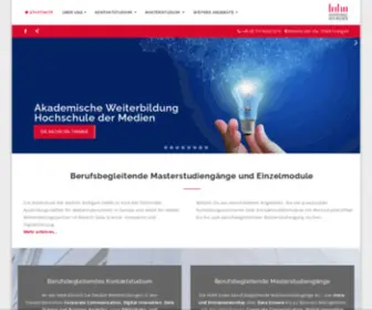 HDM-Weiterbildung.de(HdM Weiterbildungszentrum) Screenshot