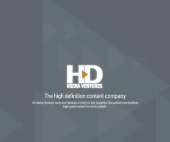Hdmediaventures.com(The High Definition Content Company) Screenshot