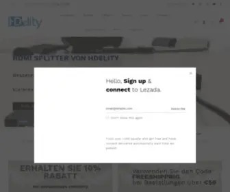 Hdmi.eu(HD Media Integrator Europe) Screenshot