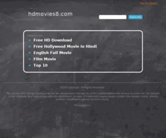 Hdmovies8.com(Hdmovies8) Screenshot