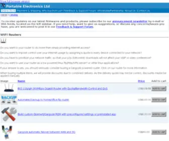 HDMP4.com(Portable Electronics Ltd) Screenshot