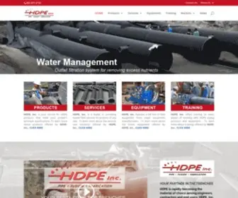 Hdpeinc.com(HDPE Pipe and Fittings) Screenshot