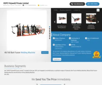 Hdpepolyweld.co.in(HDPE Polyweld Private Limited) Screenshot