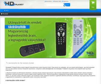 HDplanet.eu(A legnagyobb távirányító bolt és tv konzol webáruház) Screenshot