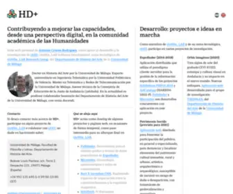 HDplus.es(Digital art history) Screenshot