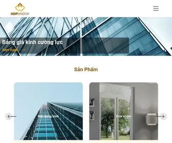 HDpwindow.com(Chuyên Thiết Kế Thi Công Cửa Nhôm Kính Xingfa) Screenshot