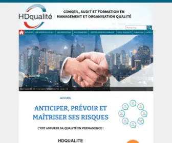 Hdqualite.com(Conseil, audit et formation en management et organisation qualité) Screenshot