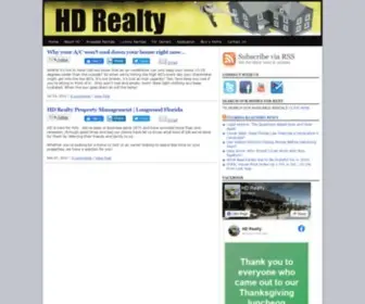 Hdrealty.com(HD Realty Property Management) Screenshot